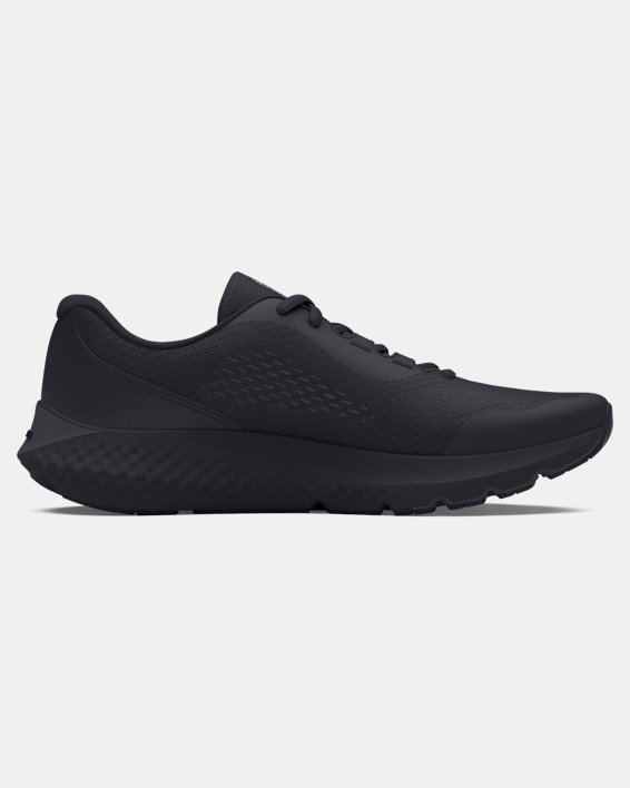 Boys' Grade School UA Rogue 4 Running Shoes in Black image number 6